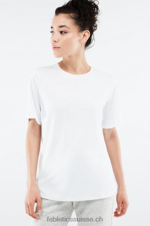 femmes té long dry-flex B0B6R2042 blanc Fabletics