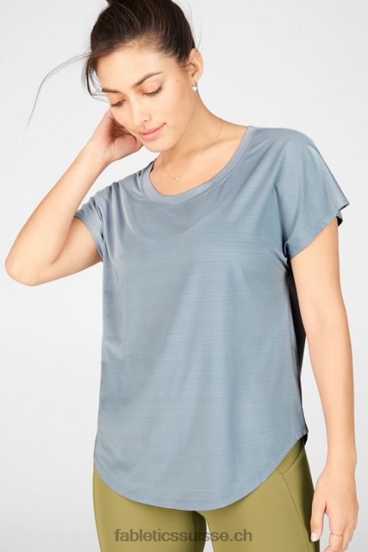 femmes t-shirt éco-responsable B0B6R2094 nuage de pluie Fabletics