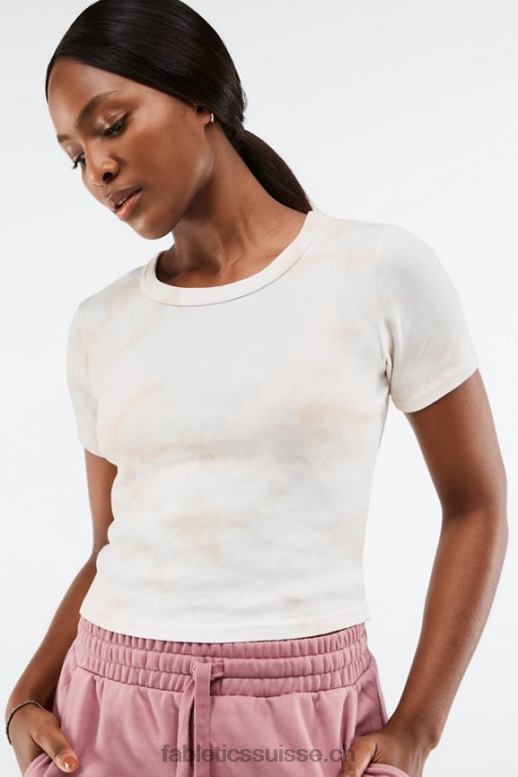 femmes t-shirt cora slim B0B6R2070 teinture à l'avoine Fabletics