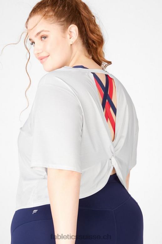 femmes t-shirt à dos torsadé écoresponsable B0B6R2115 défense Fabletics