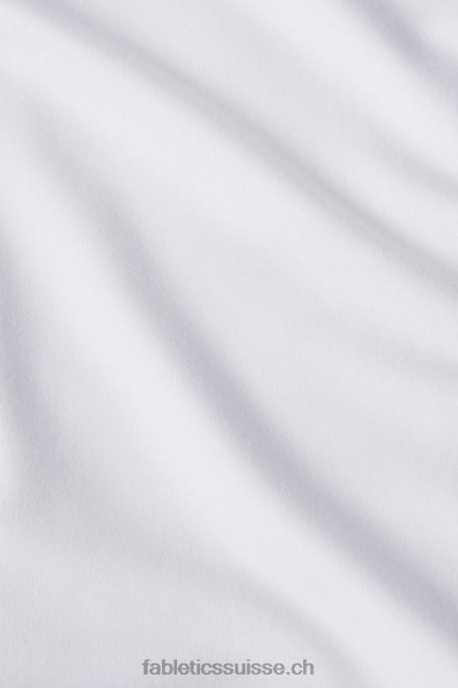 femmes t-shirt manches courtes col v dry-flex B0B6R1958 blanc classique Fabletics