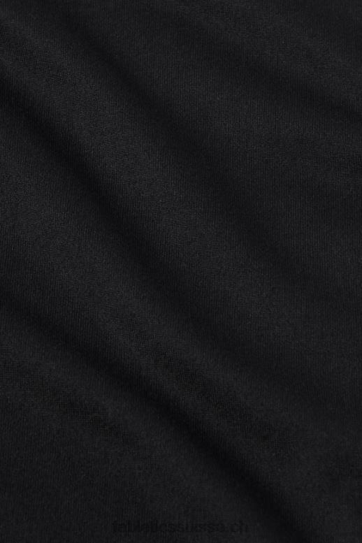 femmes t-shirt manches courtes col v dry-flex B0B6R1960 noir Fabletics