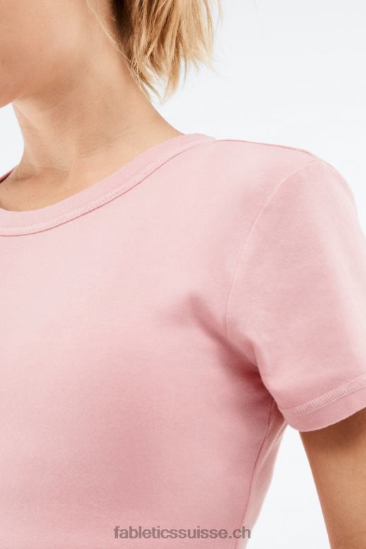 femmes t-shirt à manches courtes tinsley B0B6R2064 chamois rose Fabletics