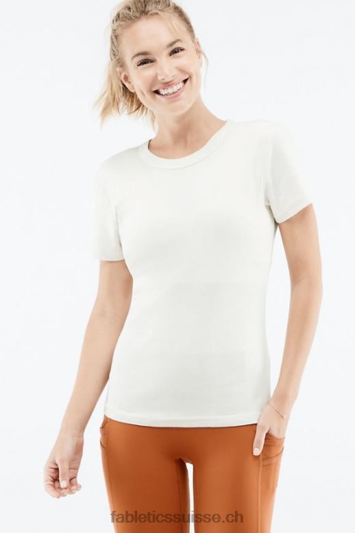 femmes t-shirt à manches courtes tinsley B0B6R2068 lin Fabletics
