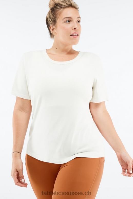 femmes t-shirt à manches courtes tinsley B0B6R2069 lin Fabletics