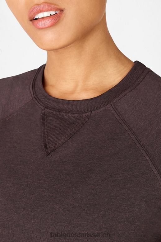 femmes t-shirt raglan à manches courtes loveday B0B6R2104 bruyère rouille Fabletics