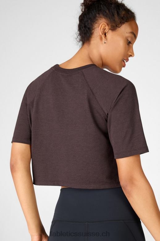 femmes t-shirt raglan à manches courtes loveday B0B6R2104 bruyère rouille Fabletics