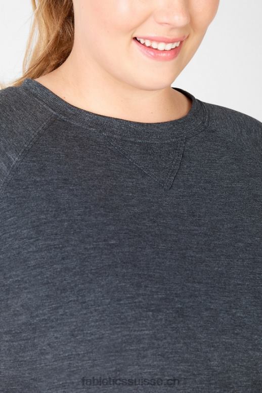 femmes t-shirt raglan à manches courtes loveday B0B6R2106 bruyère noire Fabletics