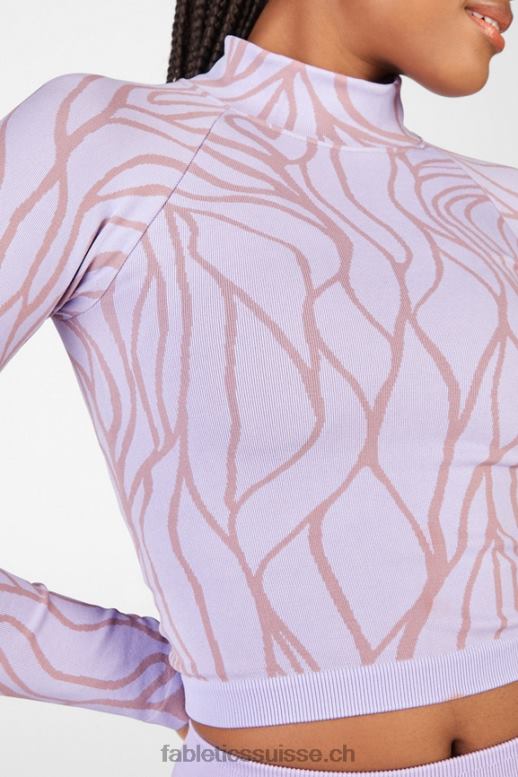 femmes haut courtney sans coutures B0B6R2702 lilas givré/nuage rose Fabletics
