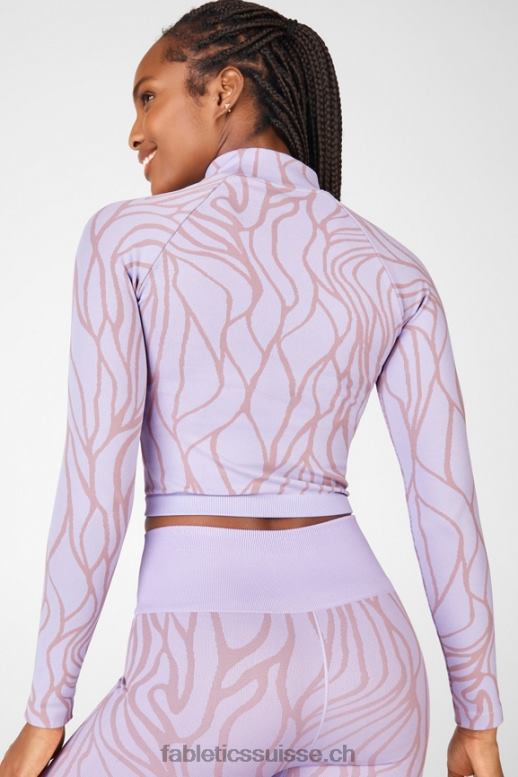 femmes haut courtney sans coutures B0B6R2702 lilas givré/nuage rose Fabletics