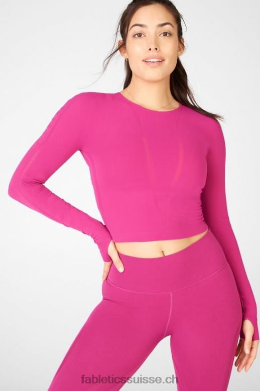 femmes haut à manches longues corey sculptknit B0B6R2698 très baie Fabletics