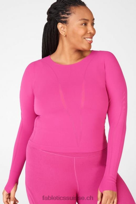 femmes haut à manches longues corey sculptknit B0B6R2699 très baie Fabletics