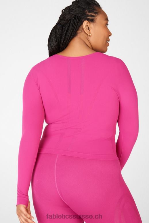 femmes haut à manches longues corey sculptknit B0B6R2699 très baie Fabletics