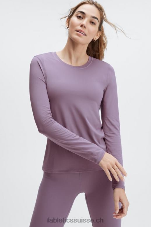femmes haut à manches longues phoenix lite B0B6R2613 chardon Fabletics