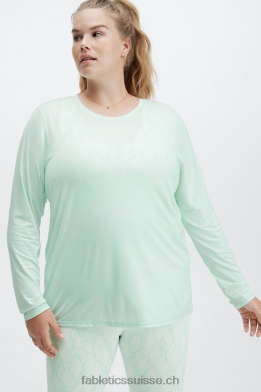 femmes haut à manches longues phoenix lite B0B6R2620 glaçon Fabletics