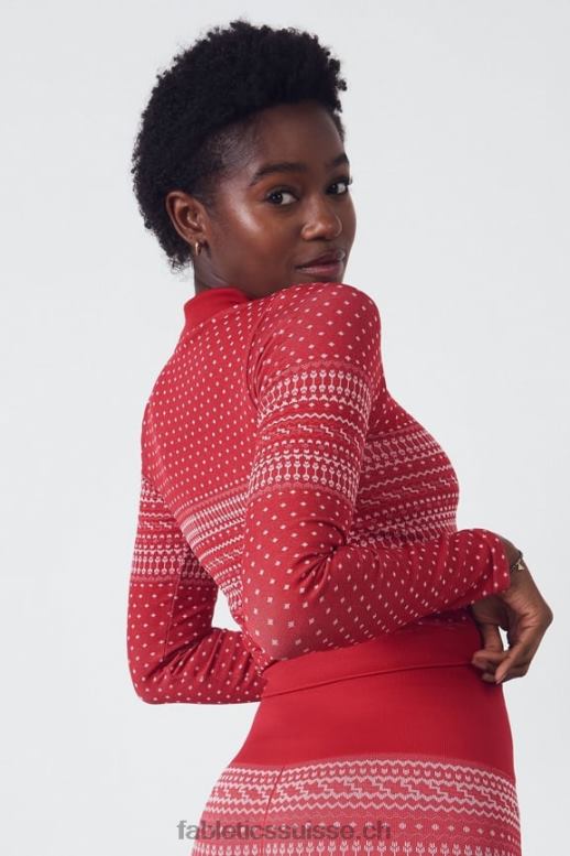 femmes haut sans coutures holly B0B6R2624 cardinaux/multiples Fabletics
