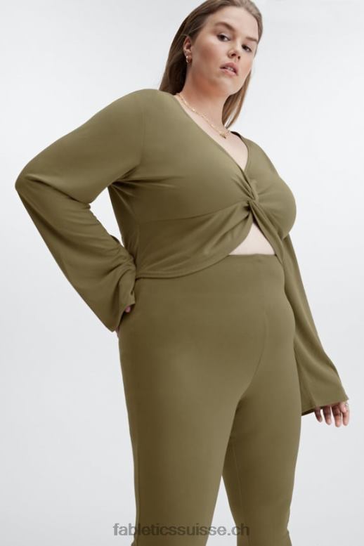 femmes haut torsadé sur le devant en maille élégante B0B6R2668 oiseau de nuit Fabletics