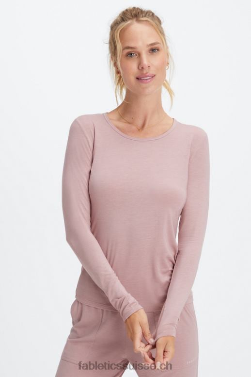 femmes t-shirt à manches longues B0B6R2637 poussière de traînée Fabletics