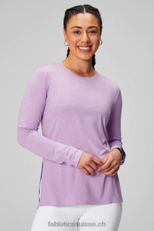femmes tunique à manches longues dry-flex B0B6R2588 bruyère des cavernes de cristal Fabletics