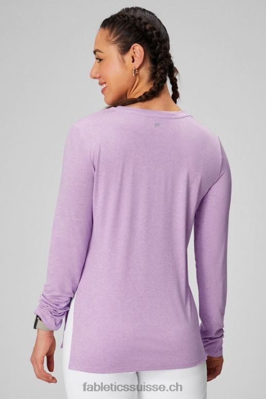 femmes tunique à manches longues dry-flex B0B6R2588 bruyère des cavernes de cristal Fabletics