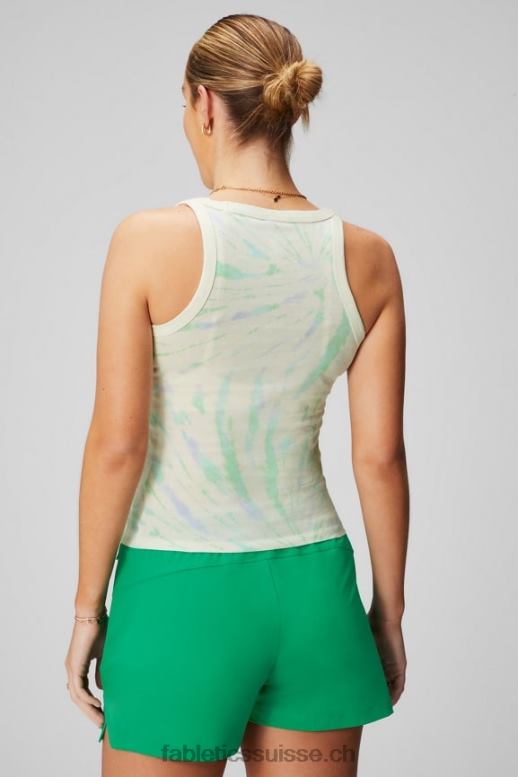 femmes Débardeur 100% coton B0B6R2159 essorage de teinture Fabletics