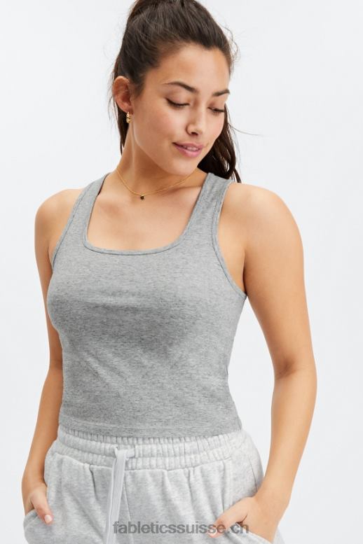 femmes Réservoir Britt 24h/24 et 7j/7 B0B6R2252 gris moyen chiné Fabletics