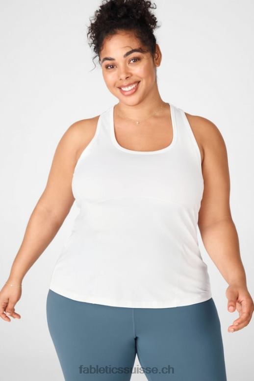femmes débardeur Phoenix à dos nageur B0B6R2301 blanc Fabletics