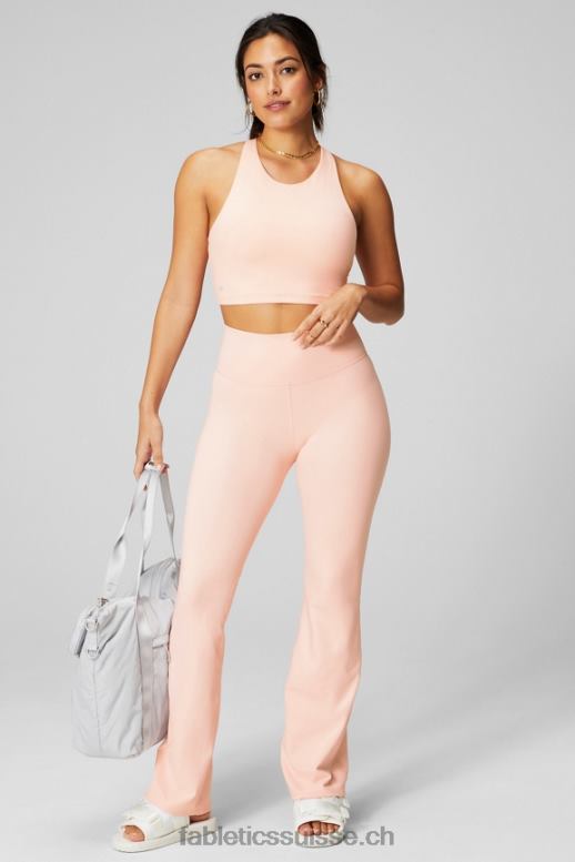 femmes débardeur à bretelles B0B6R2164 crème au beurre rose Fabletics