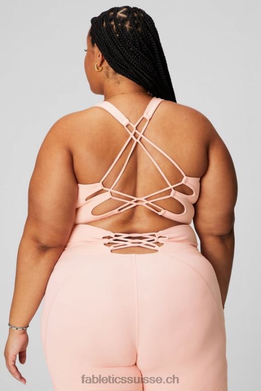 femmes débardeur à bretelles B0B6R2165 crème au beurre rose Fabletics