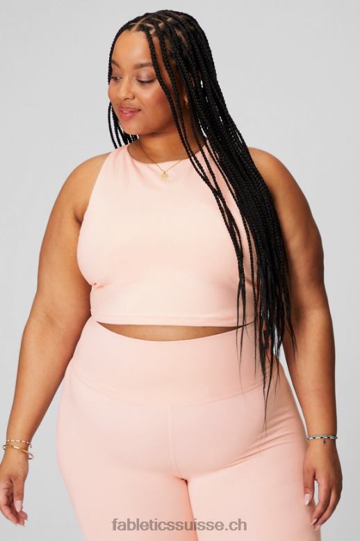 femmes débardeur à bretelles B0B6R2165 crème au beurre rose Fabletics