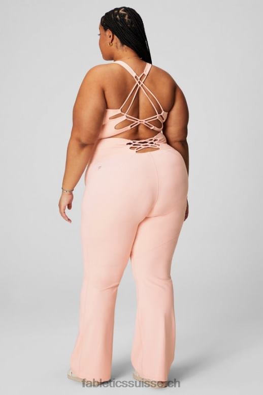 femmes débardeur à bretelles B0B6R2165 crème au beurre rose Fabletics