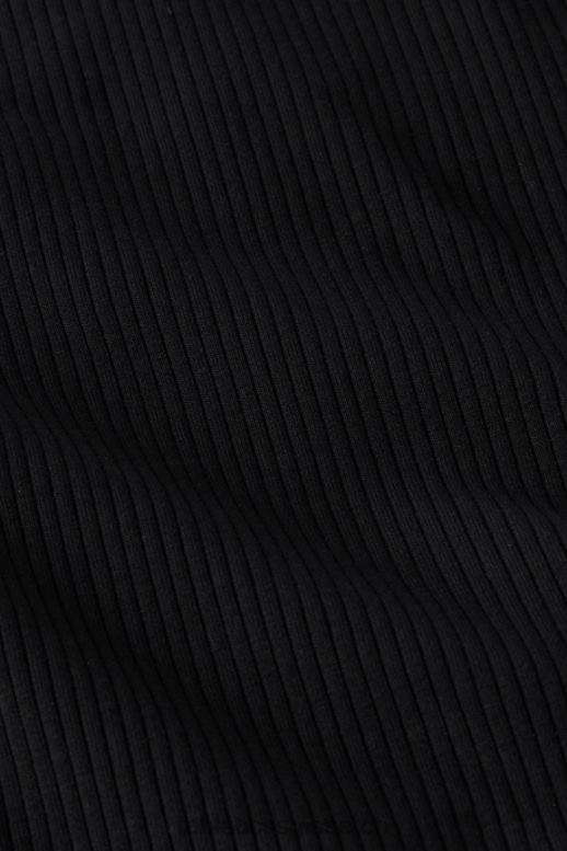 femmes débardeur côtelé à col montant B0B6R2146 noir Fabletics