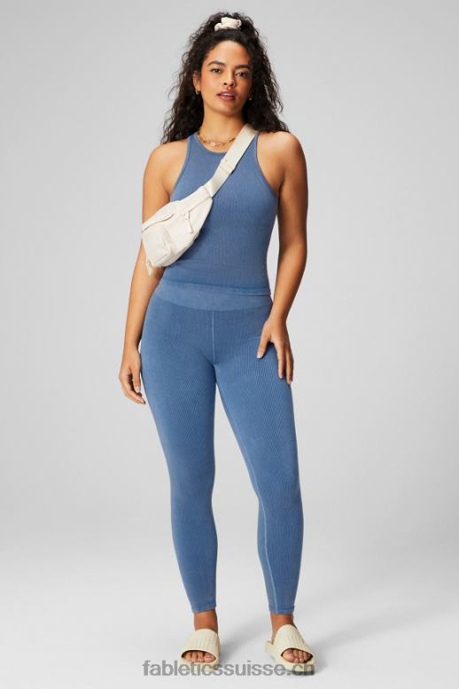femmes débardeur à col montant sans couture cloud B0B6R2151 indigo clair Fabletics