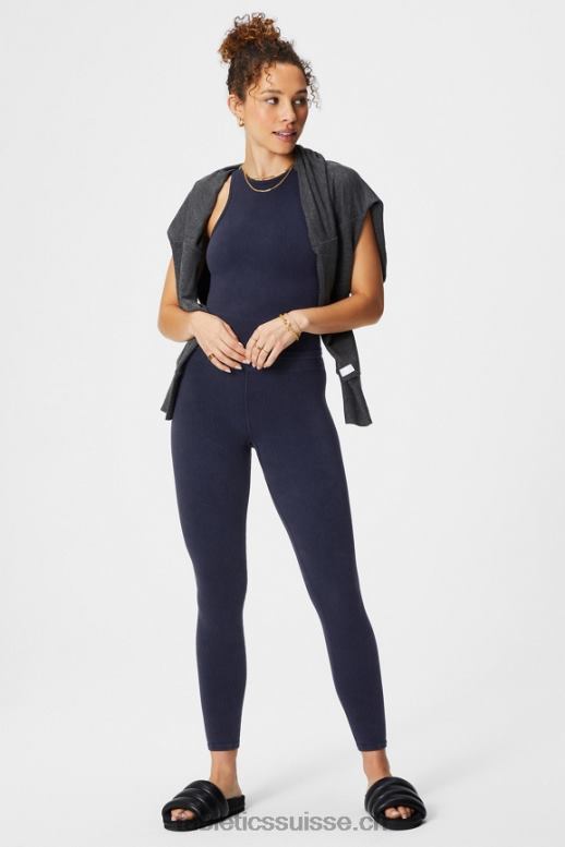 femmes débardeur à col montant sans couture cloud B0B6R2152 indigo foncé Fabletics