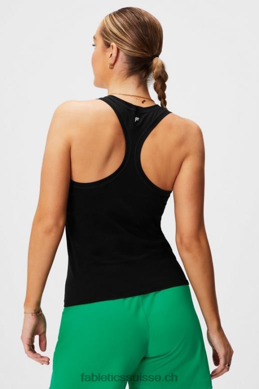 femmes débardeur à dos nageur en plumes B0B6R2137 noir Fabletics