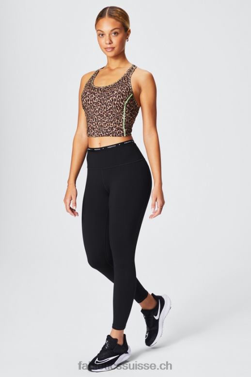 femmes débardeur dos nageur phoenix lite B0B6R2181 guépard ondulé/surligneur Fabletics