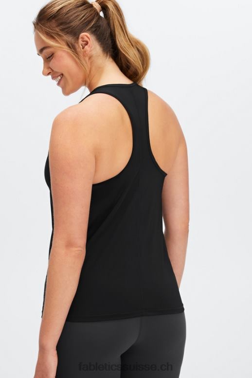 femmes débardeur dos nageur phoenix lite B0B6R2183 noir Fabletics