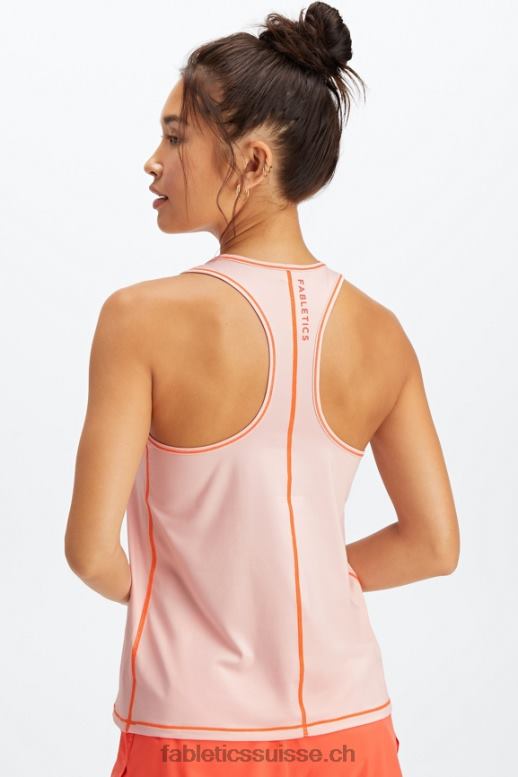 femmes débardeur dos nageur phoenix lite B0B6R2184 carapace molle/nectar d\'orange Fabletics
