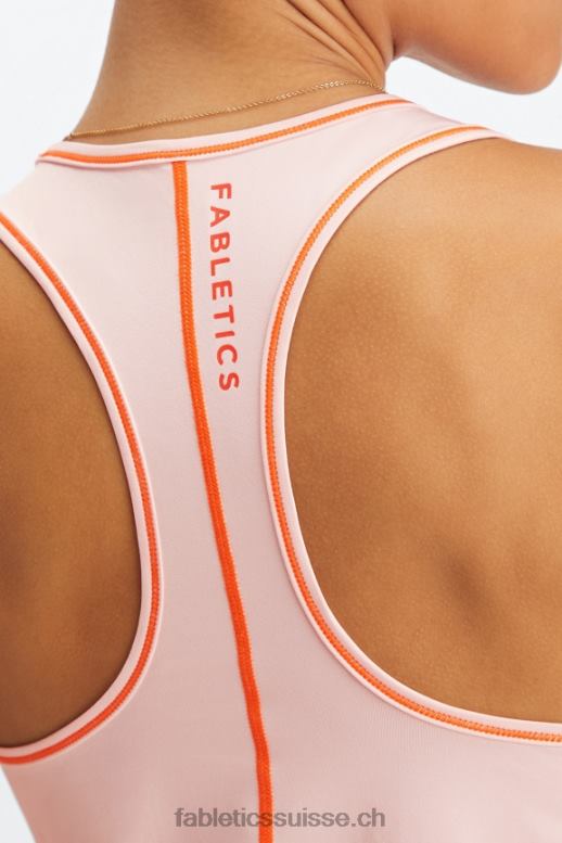 femmes débardeur dos nageur phoenix lite B0B6R2184 carapace molle/nectar d\'orange Fabletics