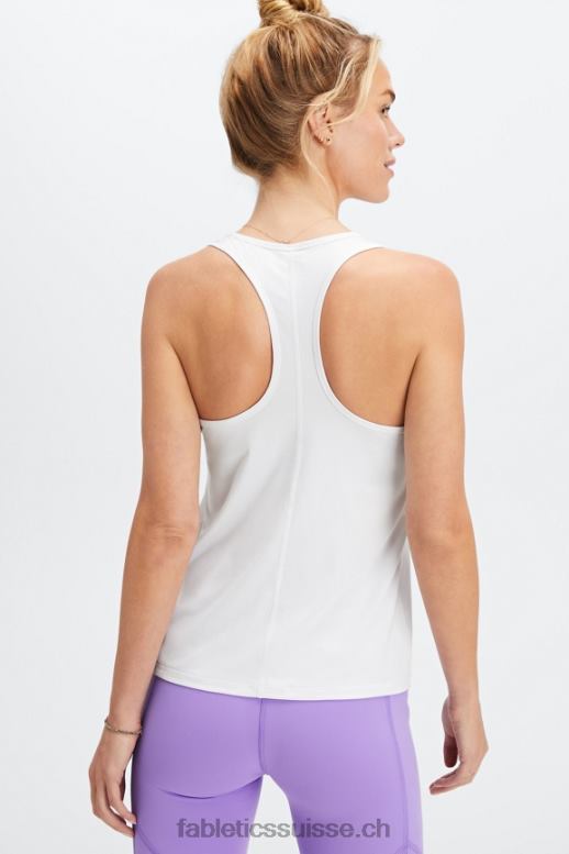 femmes débardeur dos nageur phoenix lite B0B6R2190 blanc brillant Fabletics