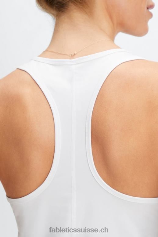 femmes débardeur dos nageur phoenix lite B0B6R2190 blanc brillant Fabletics