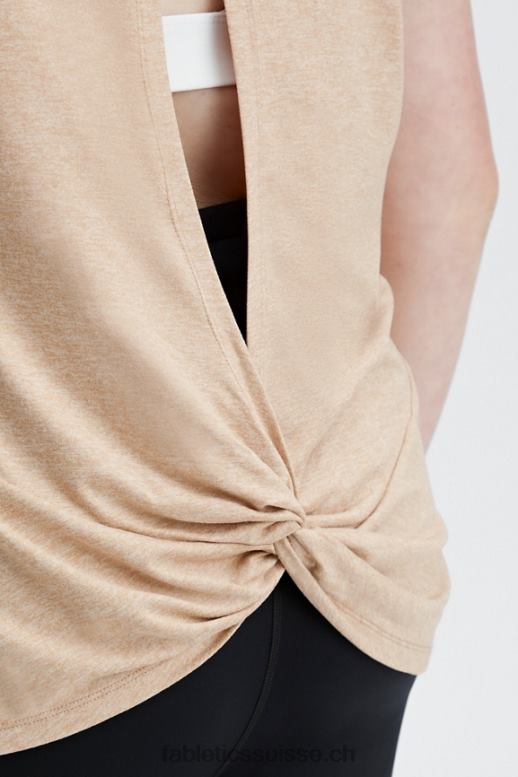 femmes débardeur dos ouvert torsadé dry-flex B0B6R2292 bruyère du désert Fabletics