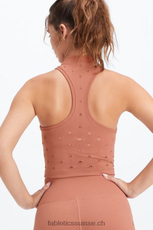 femmes débardeur frances sculptknit à col montant B0B6R2266 caramel au beurre Fabletics