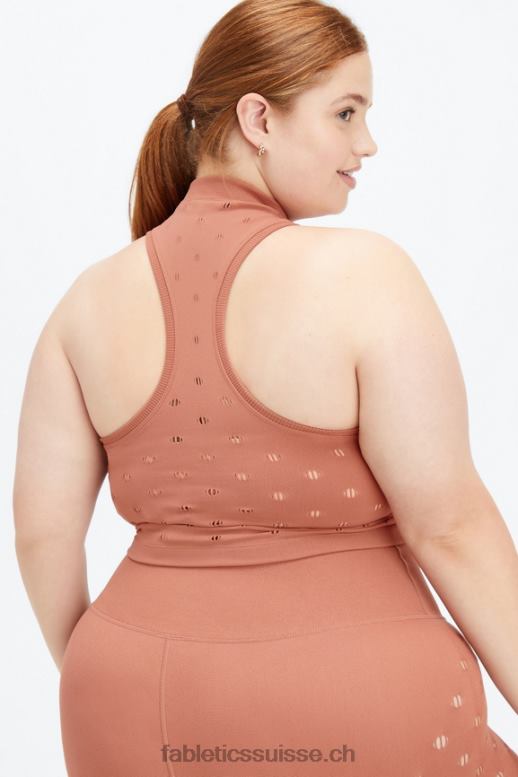 femmes débardeur frances sculptknit à col montant B0B6R2267 caramel au beurre Fabletics