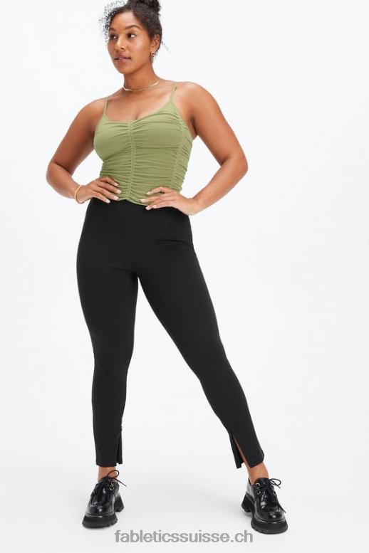 femmes débardeur froncé sans couture anya B0B6R2243 mousse de forêt Fabletics