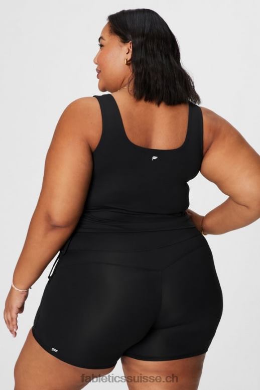 femmes débardeur froncé à soutien-gorge intégré B0B6R2150 noir Fabletics