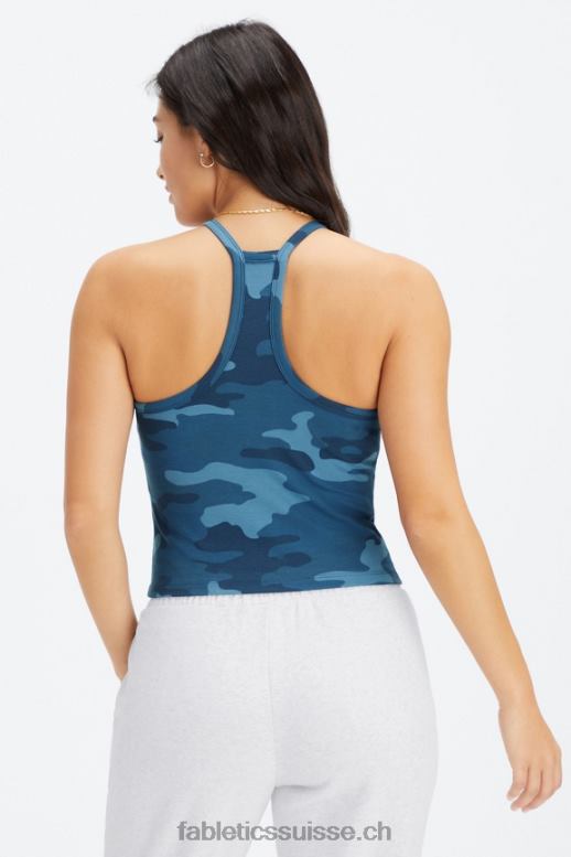 femmes débardeur habitable B0B6R2226 grand camouflage vague de minuit Fabletics
