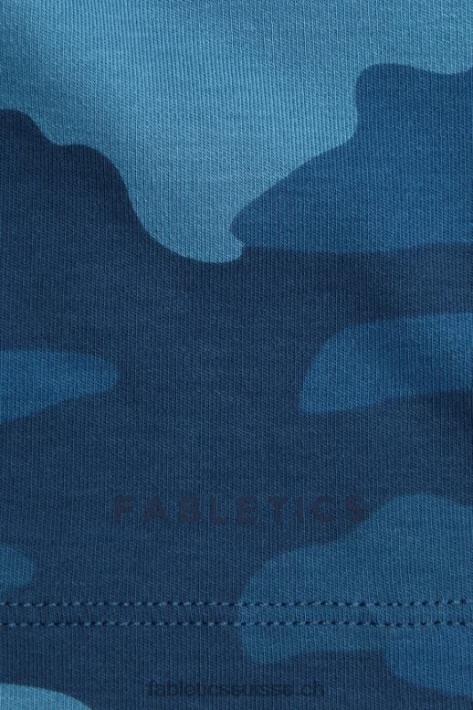 femmes débardeur habitable B0B6R2226 grand camouflage vague de minuit Fabletics