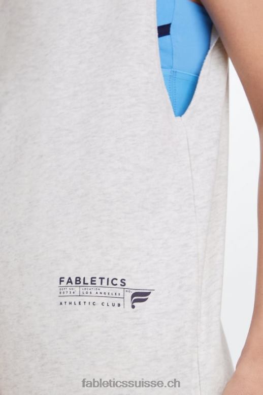 femmes débardeur éponge surdimensionné B0B6R2259 soft grey heather/athletic club Fabletics