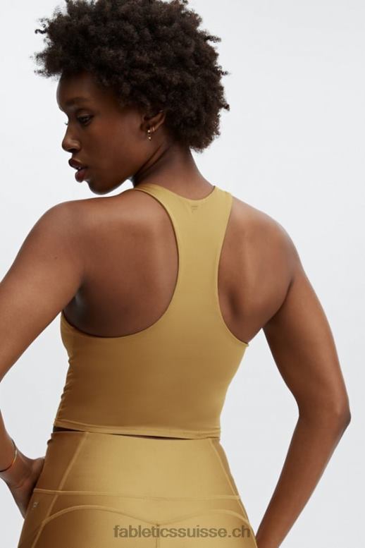 femmes débardeur à soutien-gorge intégré averie shine B0B6R2223 brillance de la brume bronze Fabletics